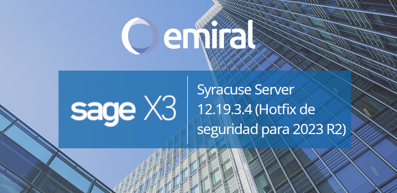 ALERTA: Syracuse Server 12.19.3.4 (Hotfix de seguridad para 2023 R2)